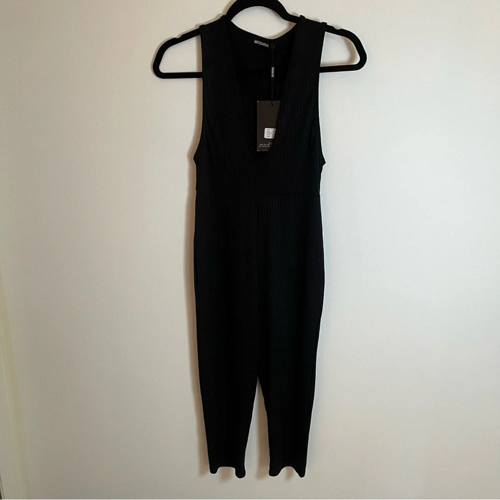 Missguided Jumpsuit Black Size 4 NWOT 004